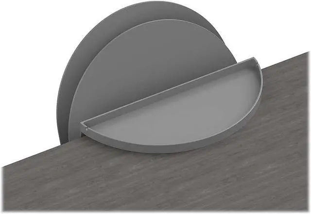 Alt view image 6 of 7 - Deflect-O Standing Desk Plastic File Organizer Gray (400003)