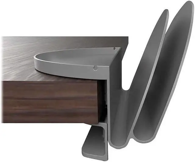 Alt view image 7 of 7 - Deflect-O Standing Desk Plastic File Organizer Gray (400003)