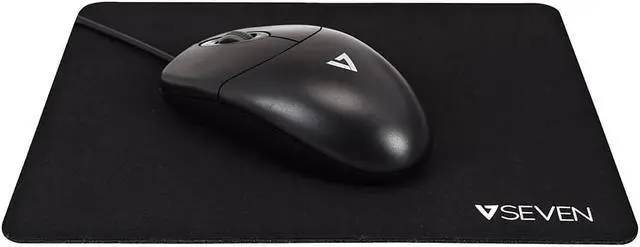 Alt view image 8 of 12 - V7 Non-Skid Mouse Pad Black (MP02BLK)