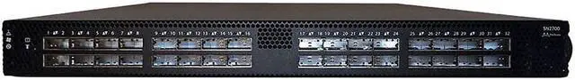 Alt view image 4 of 6 - Spectrum based 100GbE 1U Open Ethernet Switch with MLNX-OS, 32 QSFP28 ports, 2 Power Supplies (AC), Standard depth, x86 CPU, P2C airflow, Rail Kit, RoHS6