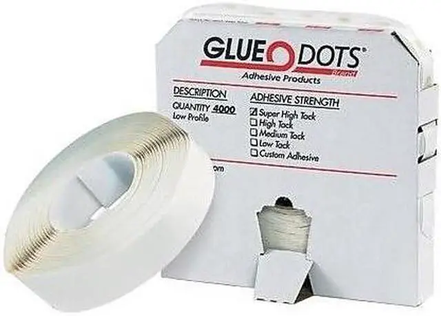 Alt view image 5 of 5 - Dot Shot Glue Dots Pro Glue Dots Medium Profile 1/2" Clear 2000/Roll GD105