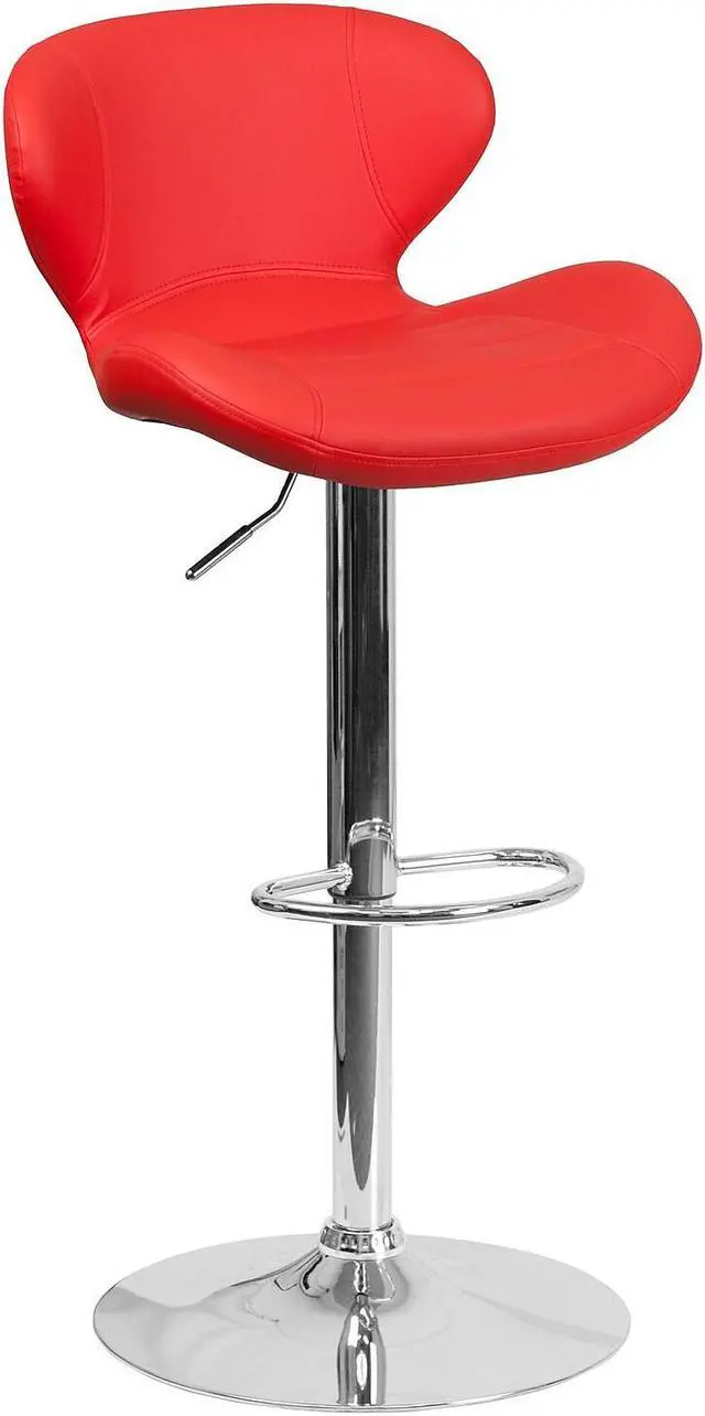 Alt view image 12 of 13 - Caleb Modern Armless 30 Inch Bar Height Commercial Grade Barstools with Footrests in Black LeatherSoft and Black Matte Iron Frames, Set of 2