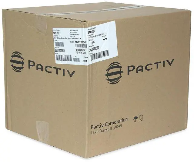 Alt view image 12 of 16 - Pactiv Container Lids, For 24-32 oz Bases, 7.38x7.38x0.82 SACLD07