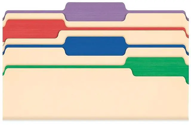 Alt view image 6 of 10 - Tops Pendaflex H110 End Tab Folders  Straight Cut  One Ply  9 1/2   Front  Letter  Manila  100/Box
