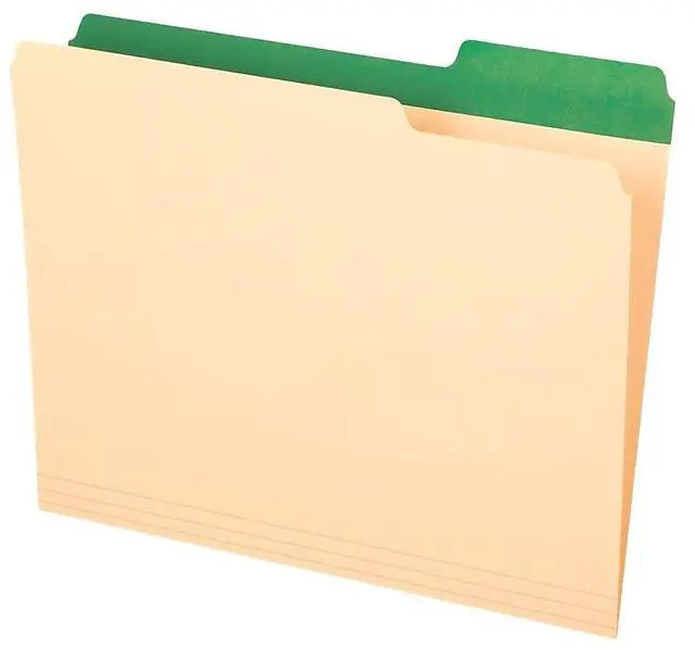 Alt view image 8 of 10 - Tops Pendaflex H110 End Tab Folders  Straight Cut  One Ply  9 1/2   Front  Letter  Manila  100/Box