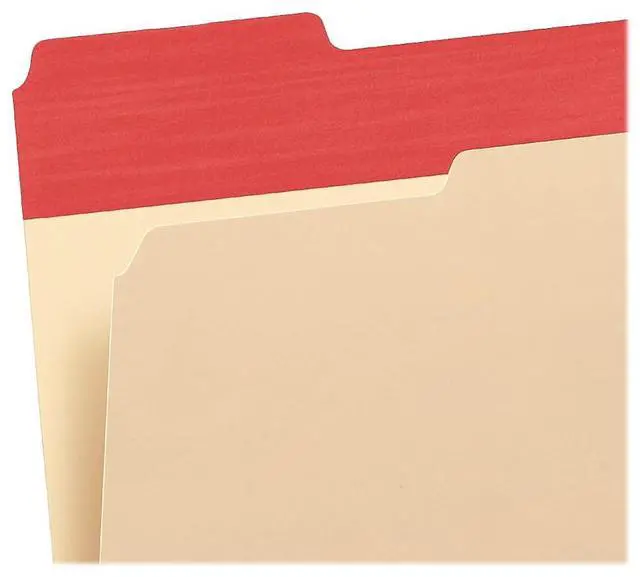 Alt view image 10 of 10 - Tops Pendaflex H110 End Tab Folders  Straight Cut  One Ply  9 1/2   Front  Letter  Manila  100/Box