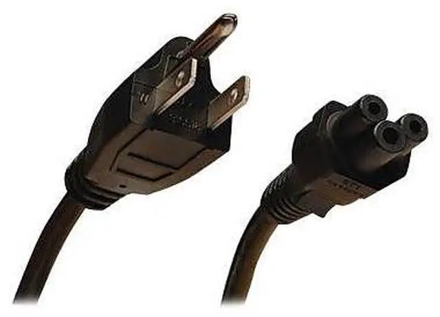 Alt view image 5 of 6 - Tripp Lite Model P013-003 3 ft. Standard Laptop/Notebook Power Cord, 10A (NEMA 5-15P to IEC-320-C5) Connector A NEMA 5-15P Connector B IEC-320-C5