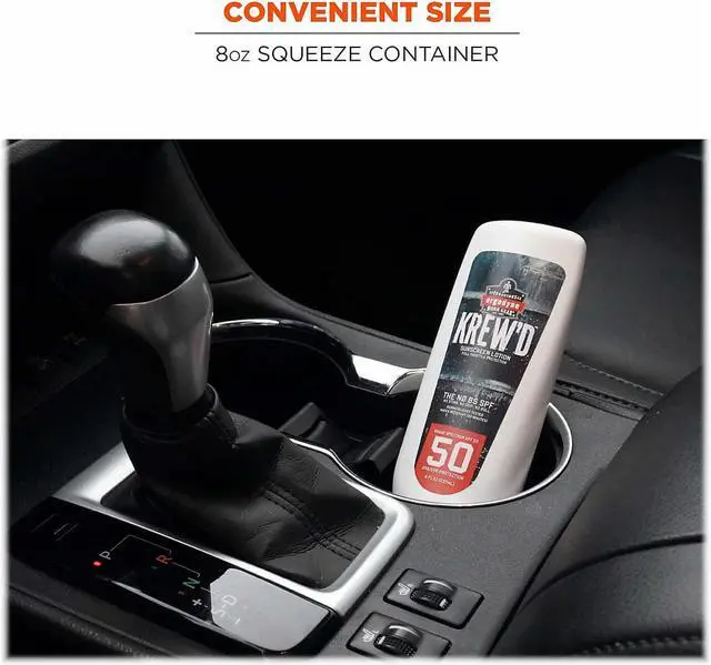 Alt view image 3 of 11 - Ergodyne KREW'D Sunscreen Lotion SPF 50 8 Oz. (16631)