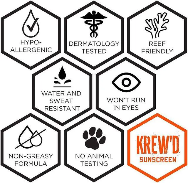 Alt view image 4 of 11 - Ergodyne KREW'D Sunscreen Lotion SPF 50 8 Oz. (16631)