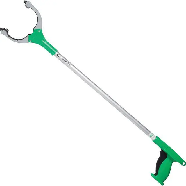 Main image of UNGER NT080 Trash Grabber,Aluminum,32" L