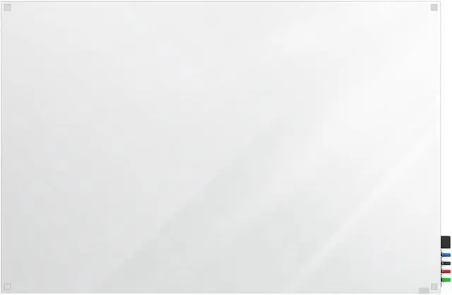 Alt view image 2 of 13 - Ghent Harmony Magnetic Glass Whiteboard with Square Corners 2'H x 3'W White