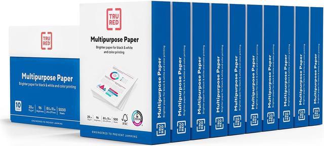 Multipurpose Copy Paper, 8.5 x 11, 20 lbs., 96 Bright, 10 Reams