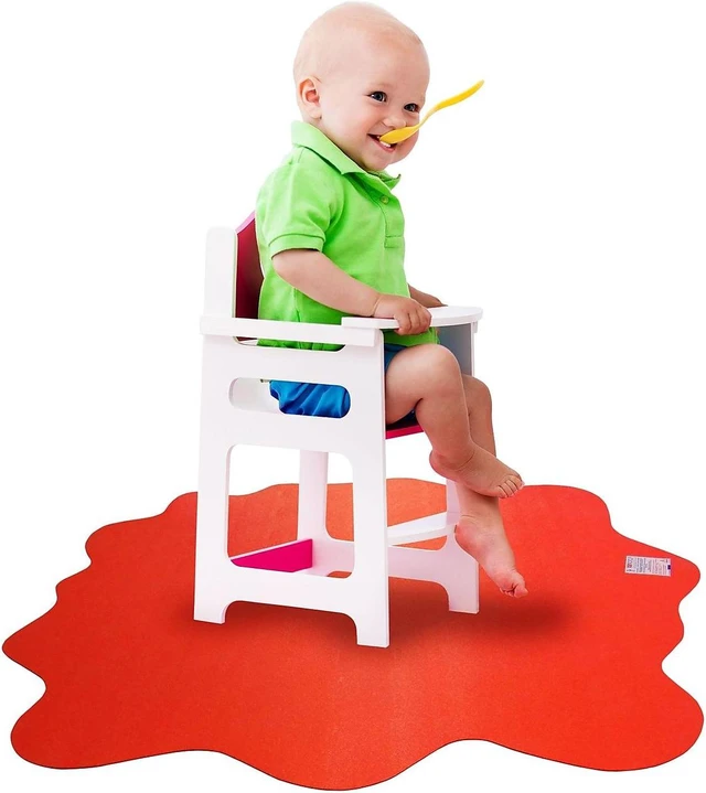 Alt view image 3 of 12 - Colortex Multi-Purpose Play Mat Carpets Volcanic Red 40x40 FC114040PRV