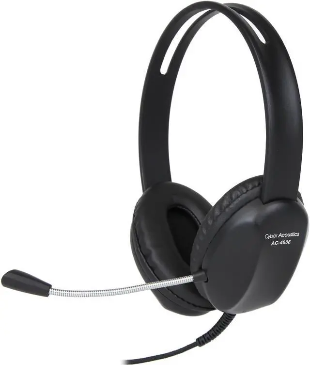 Alt view image 9 of 11 - Cyber Acoustics Ac-4006 Usb Stereo Headset