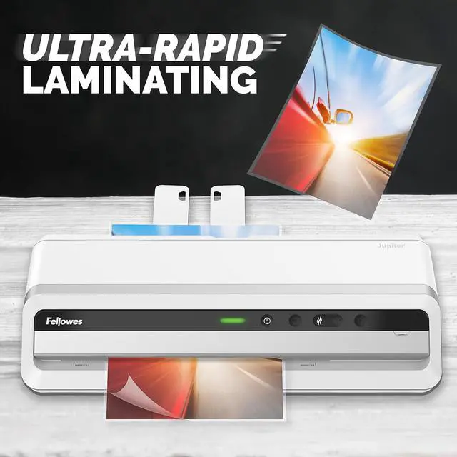 Alt view image 3 of 16 - Fellowes Jupiter 125 Thermal & Cold Laminator 12.5" Width White (5746301)