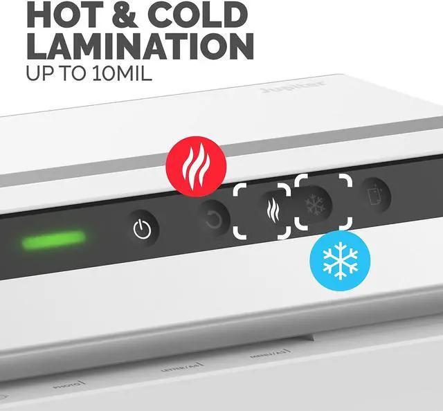 Alt view image 15 of 16 - Fellowes Jupiter 125 Thermal & Cold Laminator 12.5" Width White (5746301)