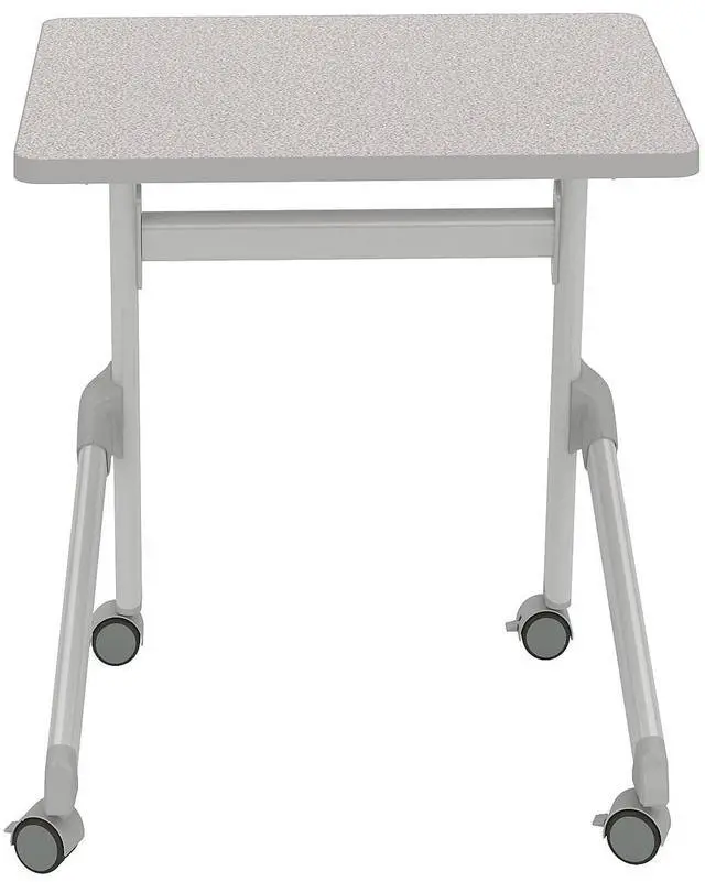 Alt view image 2 of 7 - Safco 1227GR Learn Nesting Rectangle Desk - 28" x 22.25" x 29.5" - Gray