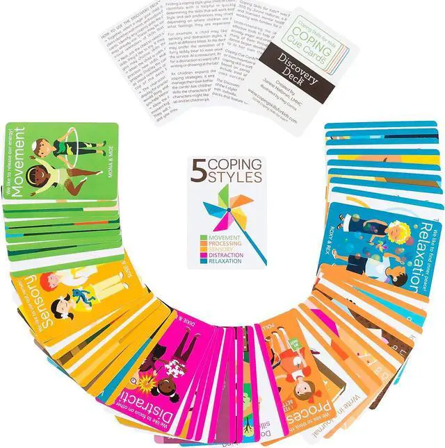 Alt view image 8 of 13 - Coping Cue Cards Discovery Deck CSKCCDIS