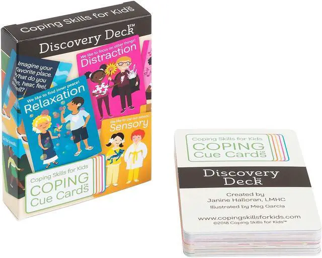 Alt view image 7 of 13 - Coping Cue Cards Discovery Deck CSKCCDIS