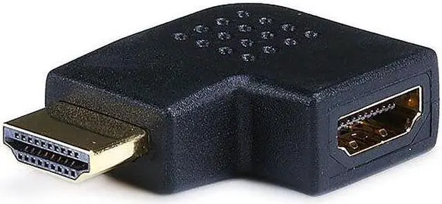 Alt view image 7 of 13 - Monoprice HDMI Port Saver (Male to Female) | 90-Degree