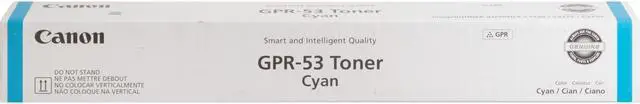 Alt view image 11 of 13 - Canon GPR-53 Original Toner Cartridge - Cyan - Laser - 19000 Pages - 1 Each