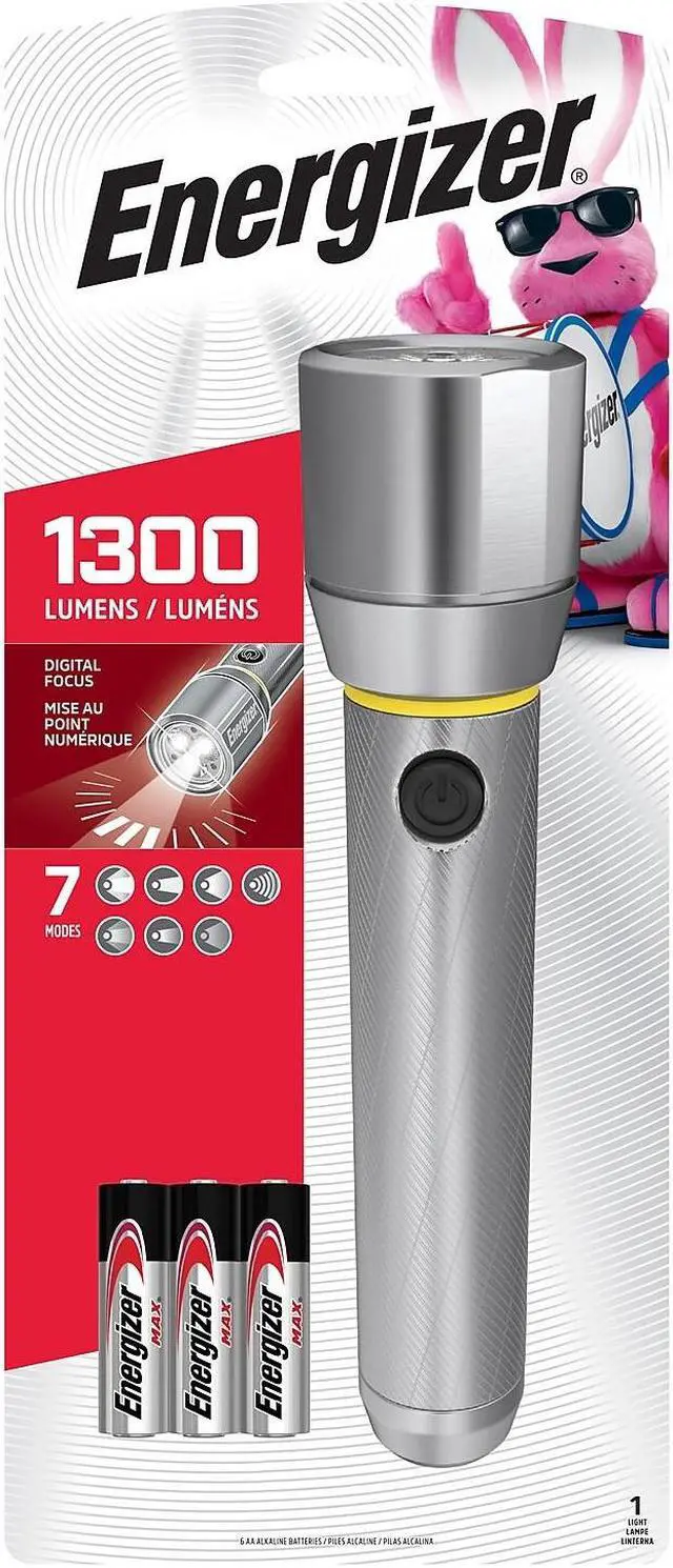 Alt view image 9 of 9 - Energizer 1300l Metal Flashlight EPMZH61E