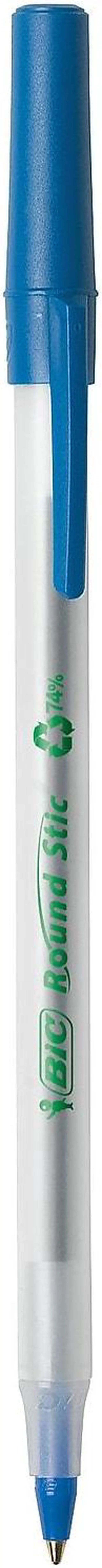 Alt view image 17 of 20 - BIC Ecolutions Round Stic Ballpoint Pen Blue Ink 1mm Medium 50/Pack GSME509BE