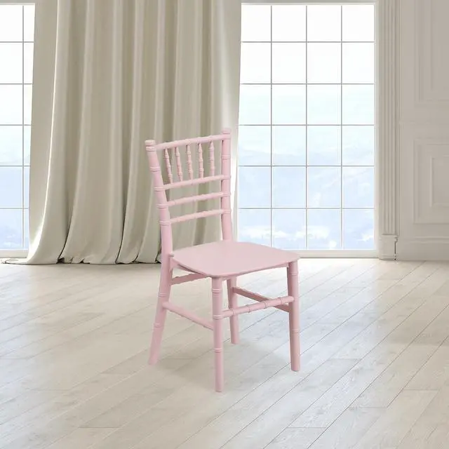 Alt view image 8 of 20 - 10 Pk. Kids Pink Resin Chiavari Chair