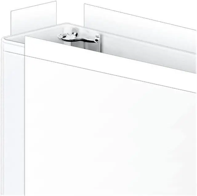 Alt view image 19 of 20 - Cardinal 11 x 17 ClearVue Slant-D Ring Binder 1 1/2" Cap White 22122
