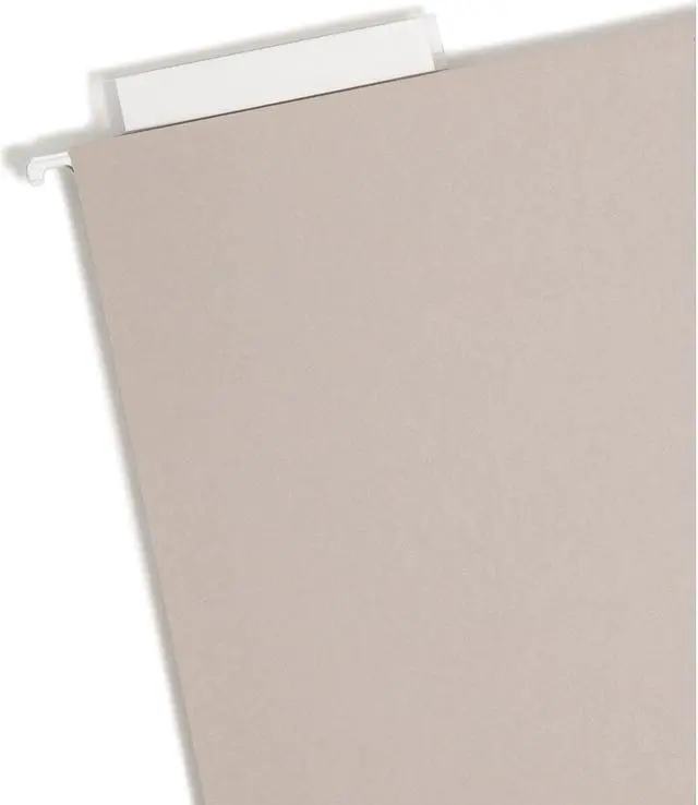 Alt view image 7 of 11 - Smead Manufacturing Company SMD64340 Hanging File Folder-W Easy Slide- LG- EXP2- SGY