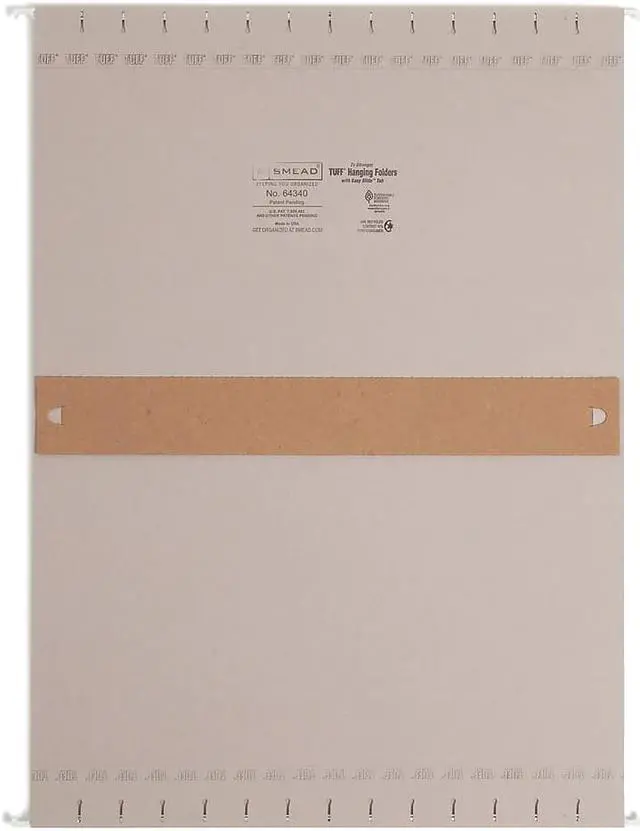 Alt view image 6 of 11 - Smead Manufacturing Company SMD64340 Hanging File Folder-W Easy Slide- LG- EXP2- SGY