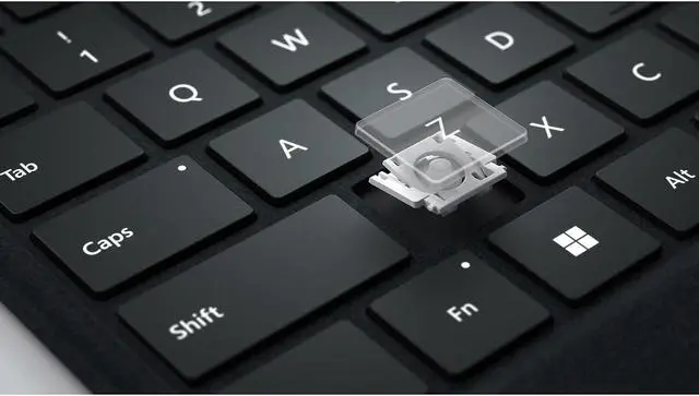 Alt view image 9 of 13 - Microsoft 8XA-00001 Surface Pro Signature Keyboard Black