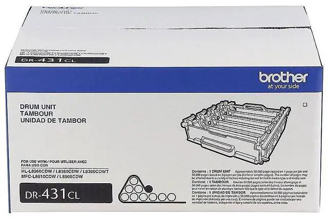 Alt view image 20 of 20 - Brother DR431CL 30000 Page-Yield Black