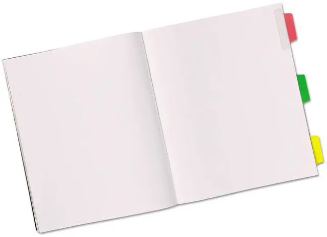 Alt view image 3 of 11 - Avery Ultra Tabs Repositionable Tabs 2.5 x 1 Primary:Green Red Yellow Blue 24/Pk 74768