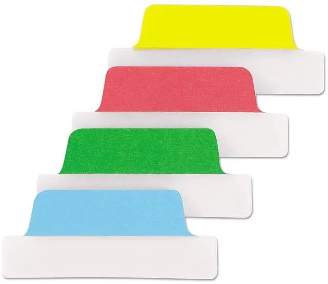 Alt view image 4 of 11 - Avery Ultra Tabs Repositionable Tabs 2.5 x 1 Primary:Green Red Yellow Blue 24/Pk 74768
