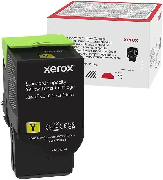 Alt view image 3 of 7 - Genuine Xerox Yellow Standard Capacity Toner Cartridge, Xerox C310 Color Printer, (Use & Return)