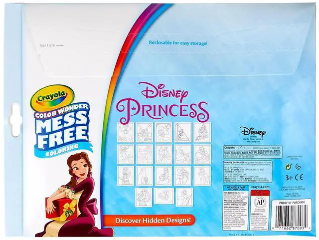 Alt view image 4 of 7 - Color Wonder Mess Free Coloring Pad & Markers, Princess