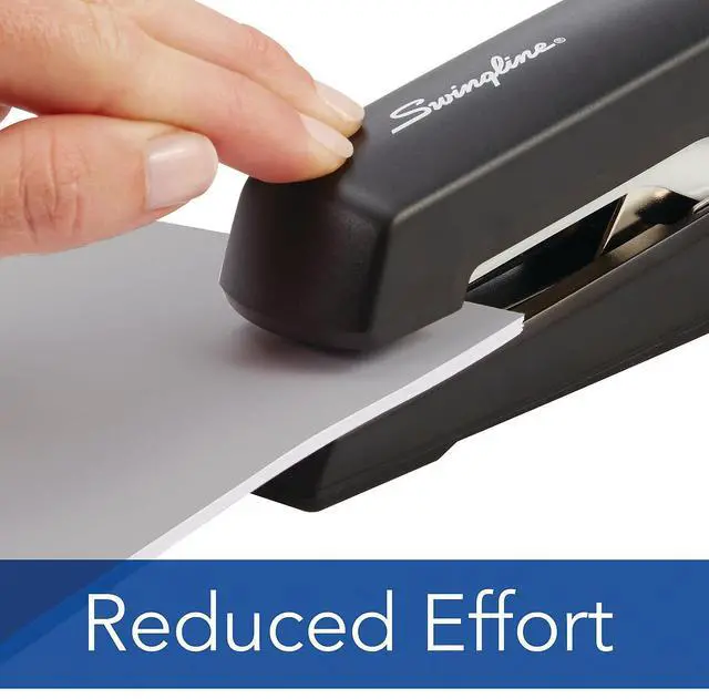 Alt view image 7 of 8 - Rapid Supreme Omnipress SO60 Heavy-Duty Full Strip Stapler Black/Gray 5000590