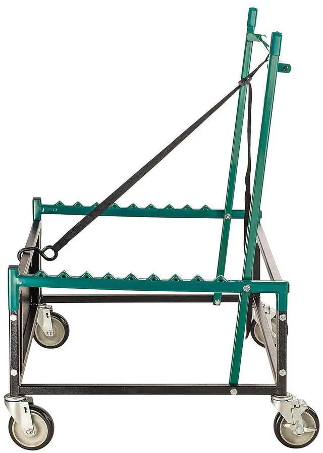 Alt view image 4 of 7 - NPS Table Assist Dolly - 1,000 lb Capacity - 38 x 30 x 44.5  Black/Green  TAD