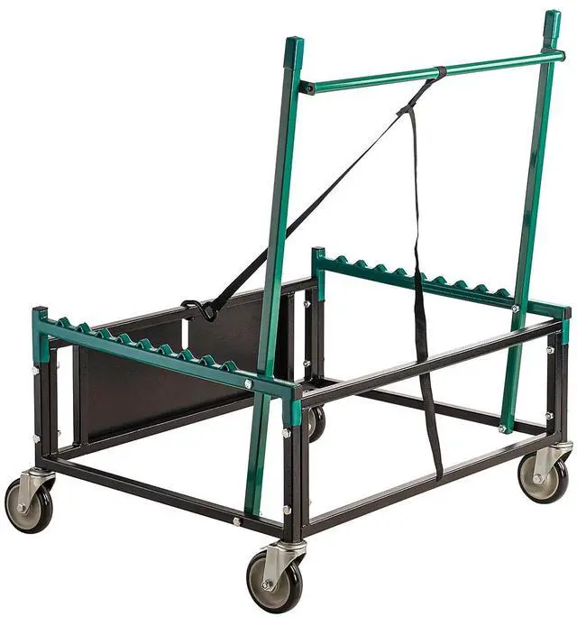 Alt view image 5 of 7 - NPS Table Assist Dolly - 1,000 lb Capacity - 38 x 30 x 44.5  Black/Green  TAD