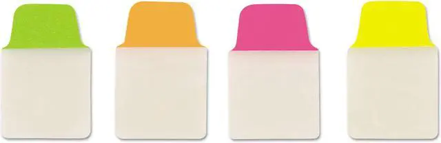 Alt view image 16 of 18 - Ultra Tabs Repositionable Tabs 1 x 1.5 Neon:Green Orange Pink Yellow 80/Pk