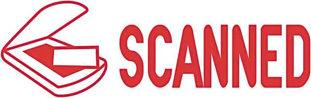 Alt view image 5 of 5 - Accustamp2 035605 1 5/8 x 1/2 Red Scanned Accustamp2 Shutter Stamp with Microban