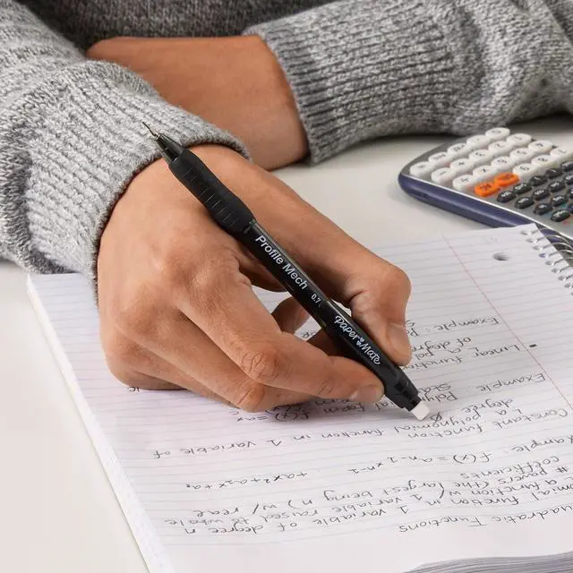Alt view image 6 of 8 - Paper Mate Profile Mech Mechanical Pencil 0.7mm #2 Medium Lead 8/Pack (2105705)