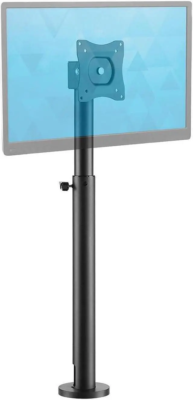 Alt view image 8 of 13 - Mount-It! Adjustable POS Monitor Mount Up to 23" Black (MI-3796)