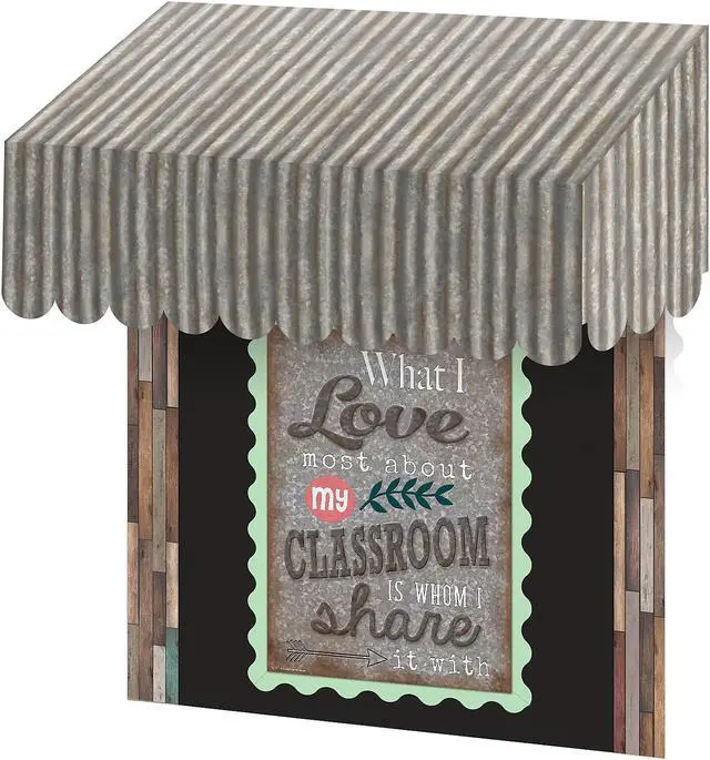 Alt view image 3 of 5 - TEACHER CREATED RESOURCES (3 EA) CORRUGATED METAL AWNING