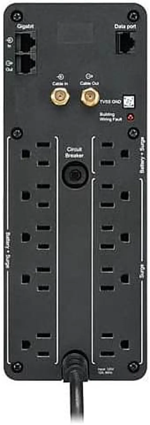Alt view image 9 of 20 - APC BR1350MS Back-UPS Pro BR 1350VA/810W Sinewave 10 Outlets UPS