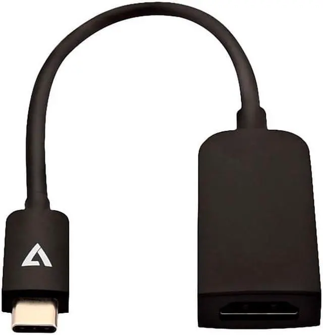 Alt view image 4 of 7 - V7 USB-C m to HDMI f Adapter Black Slim V7UCHDMISL1E