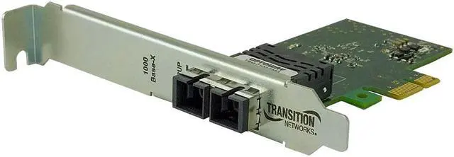 Alt view image 3 of 11 - TRANSITION NETWORKS N-GXE-LC-02 NETWORK INTERFACE CARD