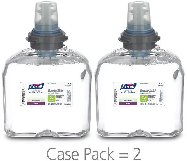 Alt view image 2 of 7 - Purell Advanced Foaming Hand Sanitizer Refill 5391-02