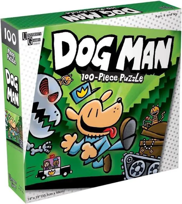 Alt view image 5 of 5 - University Games Dog Man Unleashed Puzzle 100-Piece Jigsaw (UG-33849)
